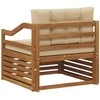 Lauko sofa Natūralus ir bežinis