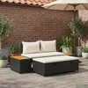 Lauko sofos komplektas 4 -Seater 4 pcs 55 x 30 x 39 cm