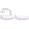 Lauko sofos komplektas 4 vnt. Balta ir kreminė