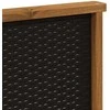 Lauko sofos komplektas su pagalve 4 pcs Natūralus ir antracitas