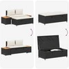 Lauko baldų komplektas Lauko sofos komplektas 4 -Seater 4 pcs 55 x 30 x 39 cm