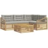 Lauko sofos komplektas su pagalve 5 pcs
