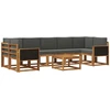 Lauko sofos komplektas su pagalve 6 pcs