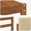 Lauko sofos komplektas su pagalve 6 pcs Natūralus ir bežinis