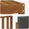 Lauko sofos komplektas su pagalve 6 pcs Natūralus ir antracitas