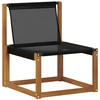 Lauko sofos komplektas su pagalve 6 pcs Natūralus ir bežinis