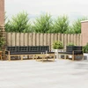 Lauko sofos komplektas su pagalve 6 pcs Balta ir antracito