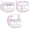 Lauko sofos komplektas su pagalve 6 pcs Natūralus ir grietinėlė