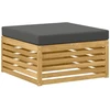 Lauko sofos komplektas su pagalve 7 pcs Balta ir antracito