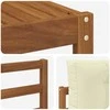 Lauko baldų komplektas Lauko sofos komplektas 7 pcs Natūralus ir grietinėlė