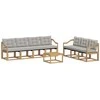 Lauko sofos komplektas su pagalve 8 pcs