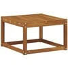 Lauko stalas Kietos akacijos mediena Natūrali 59 x 59 x 37 cm