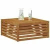Lauko stalas Kietos akacijos mediena Natūrali 79 x 79 x 37 cm