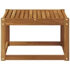 Lauko stalas Kietos akacijos mediena Natūrali 59 x 59 x 37 cm