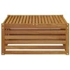 Lauko stalas Kietos akacijos mediena Natūrali 79 x 79 x 37 cm