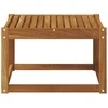 Lauko stalas Kietos akacijos mediena Natūrali 59 x 59 x 37 cm