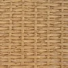 Lauko stalas Natūrali 80 x 40 x 40 cm Plienas ir poli ratanas