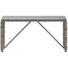 Lauko stalas Pilka ir juoda 80 x 40 x 40 cm