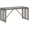 Lauko stalas Pilka ir juoda 80 x 40 x 40 cm