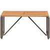 Lauko stalas Pilka ir ruda 80 x 40 x 40 cm poliratanas