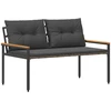 Lauko suolas 2 -Seater 116 x 67,5 x 72 cm poliratanas