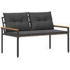 Lauko suolas 2 -Seater 116 x 67,5 x 72 cm poliratanas