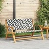 Sodo baldai Juoda ir Balta 122 x 78 x 73 cm