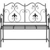 Sodo suolas Juoda 104 x 54 x 93 cm Plienas
