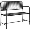 Sodo suolas Juoda 103,5 x 51,5 x 90 cm Plienas