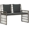 Lauko suolas Paprastas Pilka ir tamsiai pilka 116 x 55 x 82 cm
