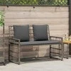 Lauko suolas Paprastas Pilka ir tamsiai pilka 116 x 55 x 82 cm
