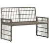 Lauko suolas Paprastas Pilka ir tamsiai pilka 116 x 55 x 82 cm