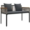 Lauko suolas Pilka ir tamsiai pilka 117 x 54 x 74.5 cm