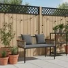 Lauko suolas Pilka ir tamsiai pilka 117 x 54 x 74.5 cm