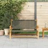 Sodo baldai Pilka 122 x 78 x 73 cm Kietos akacijos mediena