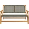 Sodo baldai Pilka 122 x 78 x 73 cm Kietos akacijos mediena