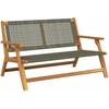 Sodo baldai Pilka 122 x 78 x 73 cm Kietos akacijos mediena