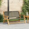 Sodo baldai Pilka 122 x 78 x 73 cm Kietos akacijos mediena