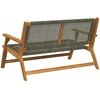 Sodo baldai Pilka 122 x 78 x 73 cm Kietos akacijos mediena