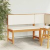 Sodo Kėdė Ruda 100 x 50 x 91cm Akacijos medienos masyvas