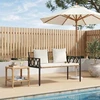 Lauko suoleliai 2 -Seater 116 x 56 x 75 cm poliratanas