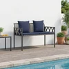 Lauko suoleliai 2 -Seater 116 x 56 x 75 cm poliratanas