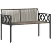 Lauko suoleliai 2 -Seater 116 x 56 x 75 cm poliratanas