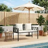 Lauko suoleliai 2 -Seater 116 x 56 x 75 cm poliratanas