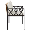 Lauko suoleliai 2 -Seater 116 x 56 x 75 cm poliratanas