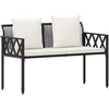 Lauko suoleliai 2 -Seater 116 x 56 x 75 cm poliratanas