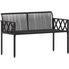 Lauko suoleliai 2 -Seater 116 x 56 x 75 cm poliratanas