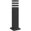 Lauko šviestuvas, juodos spalvos, 50cm, aliuminis
