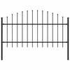 Lauko tvora su iečių viršug., juoda, (1-1,25)x1,7m, plienas