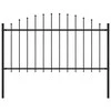 Lauko tvora su iečių viršug., juoda, (1,25-1,5)x1,7m, plienas